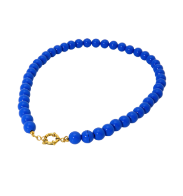 kralenketting blauw