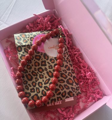 DIY PAKKET | BUBBLEGUM KETTING BORDEAUX