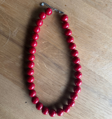 DIY ketting bordeaux