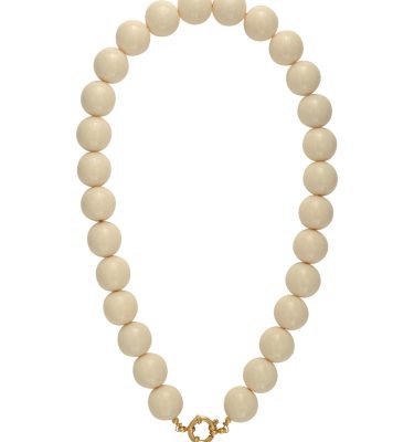 bubblegum ketting beige