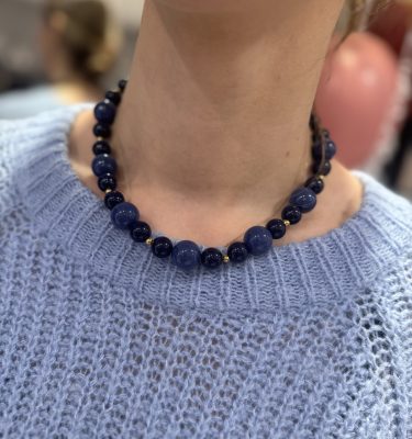 Bubblegum ketting | Blauw