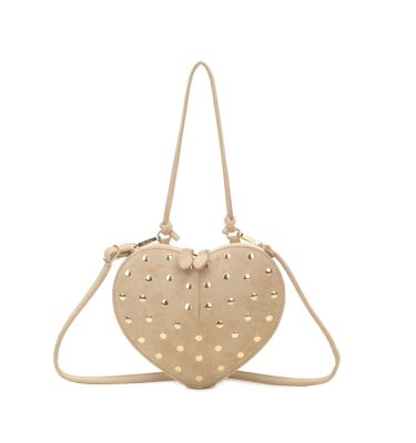 Crossbody tas hart | beige