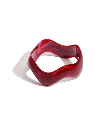 Armband | acryl | bordeaux