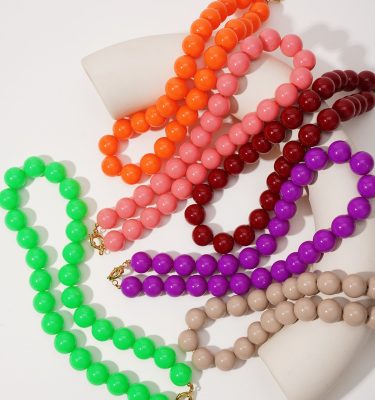 Bubblegum ketting | Paars