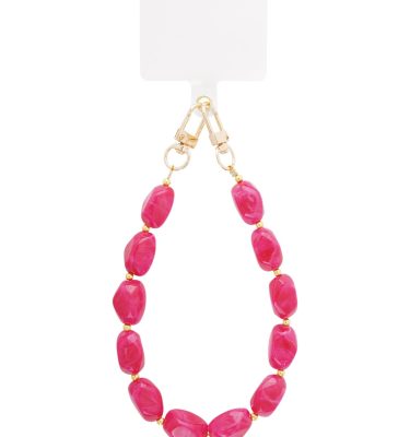 Telefoonkoord | Pink Marble Vibes